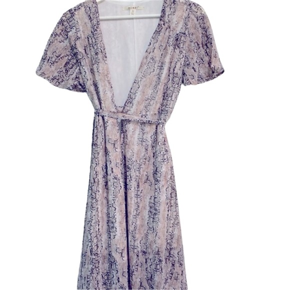 Miami by Francesca’s leopard print wrap maxi dress size xsmall - Picture 1 of 13